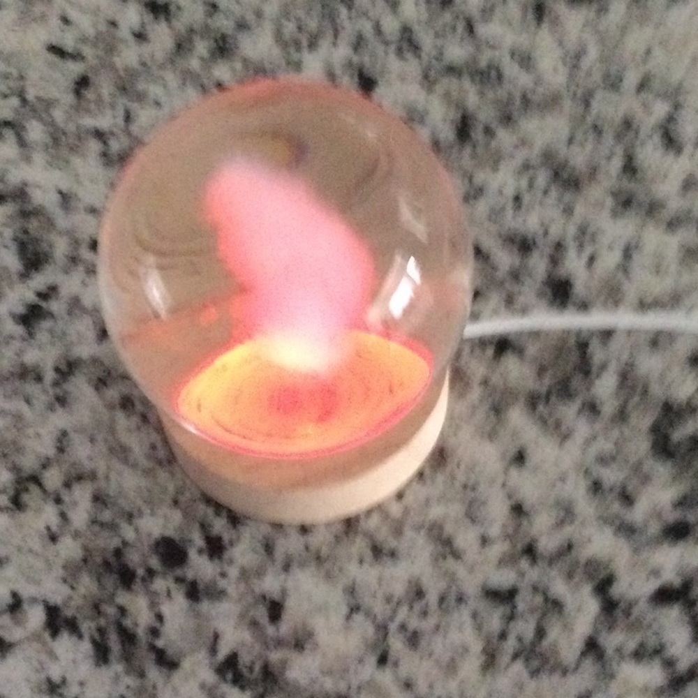 Home 3D Crystal Ball Night Light with LED light base. luminous Crystal Ball